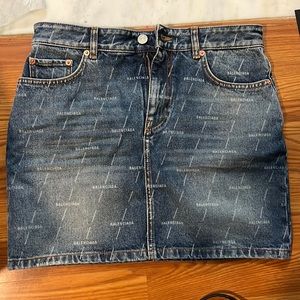 Balenciaga Jean authentic skirt size 40